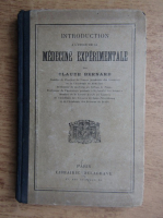Claude Bernard - Medicine experimentale (1924)