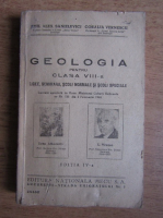Emil Alex Sanielevici - Geologia pentru clasa a VIII-a (1947)