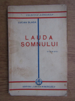 Lucian Blaga - Lauda somnului (1929)