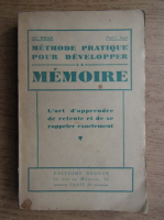 Paul C. Jagot - Methode pratique pour developper infailliblement la memoire (1932)