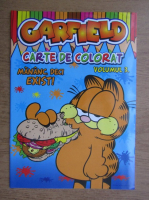 Carte de colorat Garfield. Mananc, deci exist (volumul 3)