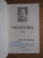 Emil Nestianu - Incercari, Poezii (cu autograful autorului)
