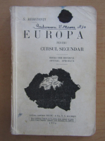 S. Mehedinti - Europa si America Boreala pentru cursul secundar (1937)