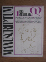 Al. Oprea -  Revista Manuscriptum (nr. 50, anul 1983)