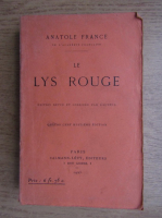 Anatole France - Le lys Rouge (1923)