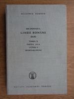 Dictionarul limbii romane (volumul 10, partea 5)