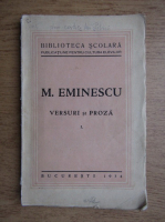 Mihai Eminescu - Versuri si proza (1934)