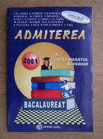 Admiterea in invatamantul superior, 2001