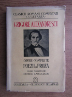 Grigorie Alexandrescu - Opere contemporane, Poezii si proza (1940)
