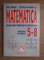 Ion Radoi - Matematica. Probleme propuse si rezolvate pentru clasele 5-8 (2001)