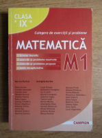 Marius Burtea - Culegere de exercitii si probleme matematica M1, clasa a IX-a (2009)