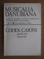 Musicalia danubiana, codex caioni saeculi XVII