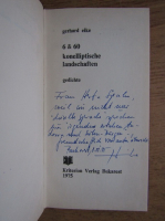 Gerhard Eike - 6 und 60 konelliptische landschaften (cu autograful autorului)