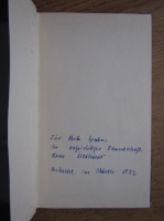 Hans Liebhardt - Alles was notig war (cu autograful autorului)