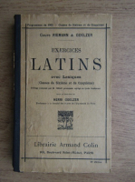 Henri Goelzer - Exercices latins (1920)
