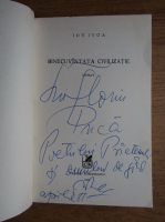 Ion Iuga - Binecuvantata civilizatie (cu autograful autorului)