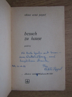 Viktor Ernst Peppel - Besuch zu hause (cu autograful autorului)