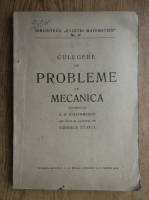 A. G. Ioachimescu - Culegere de probleme de mecanica (1945)