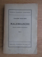 Alexandru Tilman Timon - Malebranche (volumul 1, 1946)