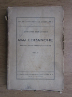 Anticariat: Alexandru Tilman Timon - Malebranche (volumul 3, 1946)