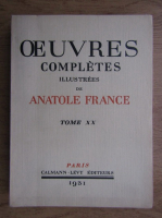 Anatole France - Ouevres completes (volumul 20, 1931)
