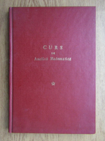 Aurel Angelescu - Curs de analiza matematica (1927)