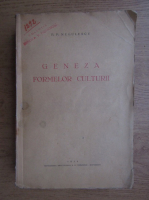 P. P. Negulescu - Geneza formelor culturii (1934)