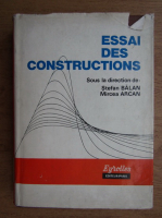 Stefan Balan - Essai des constructions 