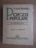Vasile Alecsandri - Poezii populare (1933)