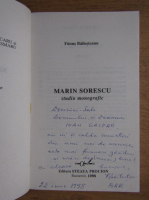 Fanus Bailesteanu - Marin Sorescu, studiu monografic (cu autograful autorului)