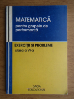 Lucia Iepure - Matematica pentru grupele de performanta, exercitii si probleme, clasa a VI-a