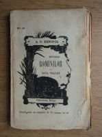 A. D. Xenopol - Istoria romanilor din Dacia Traiana (volumul 5, 1896)