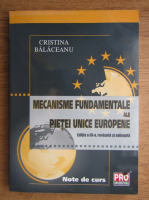 Cristina Balaceanu - Mecanisme fundamentale ale pietei unice europene