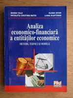 Marin Tole - Analiza economico-financiara a entitatilor economice