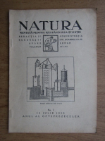 Natura. Revista pentru raspandirea stiintei. No. 7 (1929)