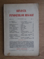 Revista Fundatiilor Regale, Anul IV, nr. 10, 1939