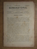 Revista Semanatorul, anul I, nr. 1, 2 decembrie (1901)