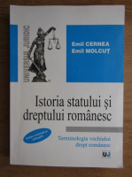 Emil Cernea, Emil Molcut - Istoria statului si dreptului romanesc. Terminologia vechiului drept romanesc