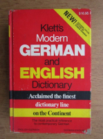 Erich Weis - Klett's Modern German and English Dictionary