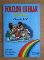 Florica Ancuta - Folclor literar pentru copii. Clasele I-IV