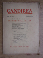 Gandirea, Anul XV, Nr. 7, septembrie 1936