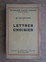 Madame de Sevigne - Lettres choisies (1933)