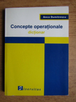 Anca Luminita Dumitrescu - Concepte operationale, dictionar