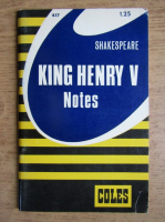 Coles Notes - Shakespeare. King Henry V. Notes