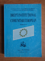 Ion P. Filipescu - Drept institutional comunitar european