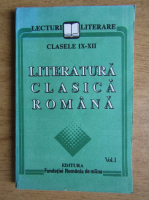 Literatura clasica romana clasele IX-XII