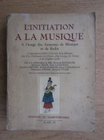 Maurice Emmanuel - L' initiation a la musique