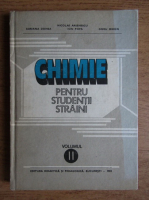 Nicolae Arsenescu - Chimie pentru studenti straini (volumul 2)