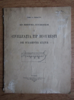 Dinu V. Rosetti - Din preistoria bucurestilor. Civilizatia tip Bucuresti (1936)
