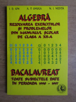 I. D. Ion, A. P. Ghioca, N. I. Nedita - Algebra. Rezolvarea exercitiilor si problemelor din manualul scolar de clasa a XII-a. Bacalaureat, toate subiectele date in perioada 1990-1997